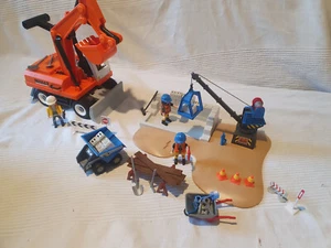 Playmobil City Action 6860+6144 Digger/Construction Site Boxed - Picture 1 of 6