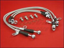 Techna-Fit Stainless Steel Braided Brake Lines for 2003-2008 Nissan 350Z BREMBO
