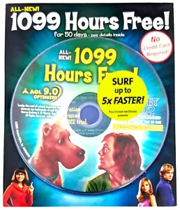 Disco coleccionable/instalar en línea SCOOBY-DOO America, ¡CD vintage de AOL v9.0! - Imagen 1 de 2