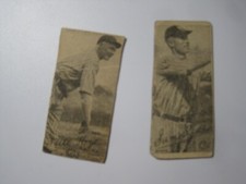2 1923 W572'S WAITE HOYT SAM RICE HALL OF FAME MEMBERS BASEBALL CARDS