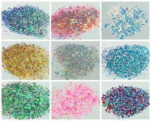 Super Chunky Cosmetic Glitter Mix Festival Dance Club Face Eye Body MUA Nail Art - Picture 1 of 31