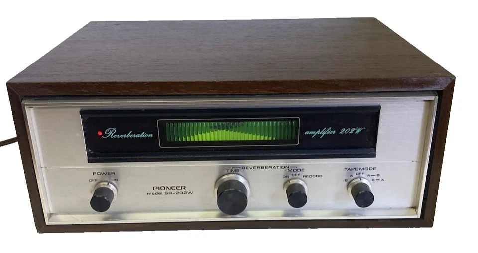 Pioneer SR-202W reverberation amplifier Japan vintage - Image 1 of 4