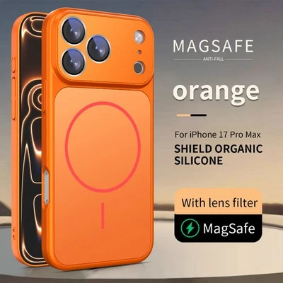 For Apple iPhone 17 Pro /Max Luxury Case Wireless Charge Silicon Camera Cover - Image 1 of 4