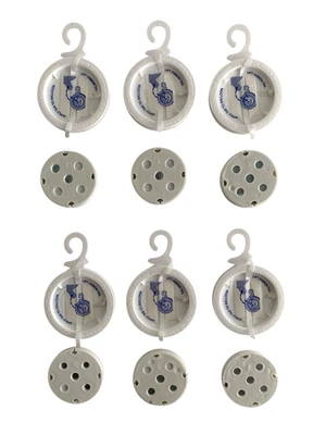 Pesas de globo de carrete para globo de lámina o látex cinta de 5 pies en carrete - Juego de 6 Foto 1 de 4