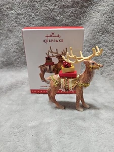 Hallmark Adorno de Navidad Papá Noel Reno Edición Limitada 2016 - Imagen 1 de 10