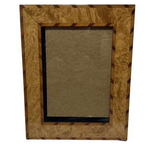 Philip Whitney Ltd. Wood Picture Frame Marquetry Veneer Made in England 5x7 - Picture 1 of 8