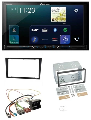 Pioneer MP3 Bluetooth USB 2DIN DAB Autoradio für Opel Corsa C Signum Vectra B ab - Bild 1 von 4
