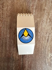 1x Vtg Lego Disc Panel Space 2408p03 White 6958 Exploriens