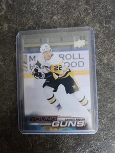 2022-23 Upper Deck Series 2 Young Guns Samuel Poulin YG RC Card# 453 - Picture 1 of 2