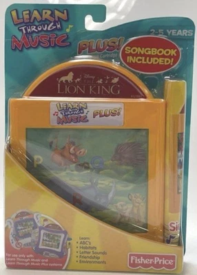 Fisher Price Vintage Learn Through Music Plus Disney Lion King Storage Wear NOS - Image 1 of 4