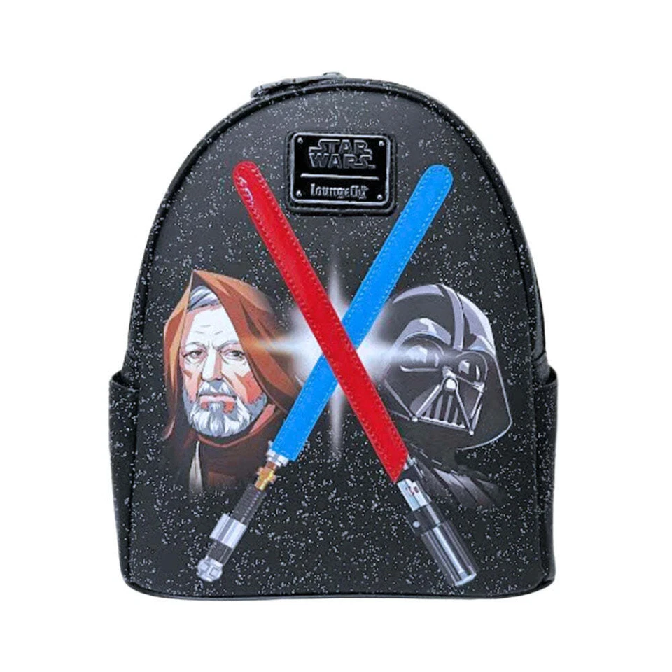 Nueva Mini Mochila Licenciada Loungefly Darth Vader & Obi-Wan Exclusiva de Estados Unidos Foto 1 de 1
