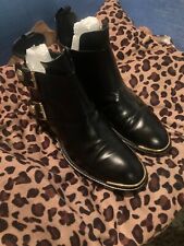 Botas de montar Louis Vuitton Heritage de piel negra en venta en