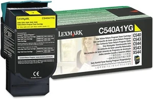 LEXC540A1YG - Lexmark C540A1YG Rückgabeprogramm-Toner GELB *NEU VERSIEGELT* - Bild 1 von 2