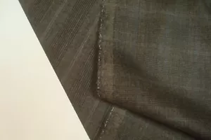 Abbigliamento 4 yds tessuto di flanella lana UK super 120s 8,5 once grigio a quadretti 146" BTP - Foto 1 di 7