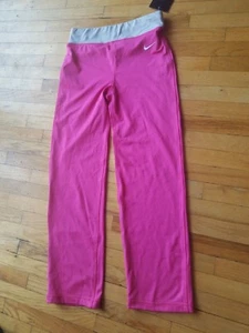 Toddler Girl's Nike Dry-Fit vivid pink gray waist leggings sport pants size 6x - Picture 1 of 9