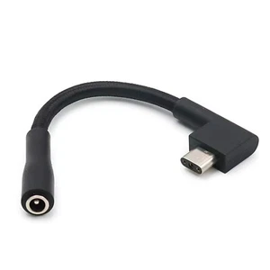 DC5525 Female to 3Pin Male Plug Adapter Converter Laptop Power Cable for Razer A - Photo 1/9