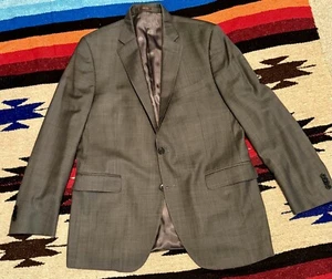 Peter Millar Gray suit jacket Sport coat Blazer Mens 44Tall - Picture 1 of 14