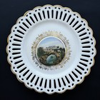 8.25” Arch Rock Mackinac Island Michigan Plate Vintage Vacation Souvenir MI MCM