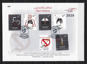 Jordan 2020, Fight Smoking, Full Set, FDC 884 - Picture 1 of 1