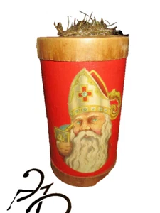 Antique Candy container -Santa -Bishop,Chromo Scrab -Tinsel Germany  - Picture 1 of 2