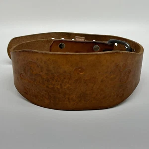 Vintage Rare Lombard’s Sporting Goods Leather Weight Lifting Belt Size S - Bild 1 von 18