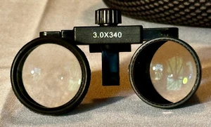 SCHULTZ Optical 3.0x340 Medical Grade HD Optics, ANSI Cert, Clip On Loupes NWOT - Picture 1 of 10