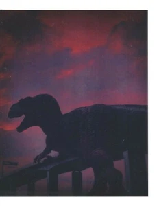 photo art t-rex dinosaur with bridge Atlantic highlands new jersey (ff - Picture 1 of 1