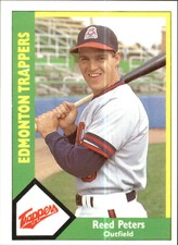 1990 Edmonton Trappers CMC #17 Reed Peters