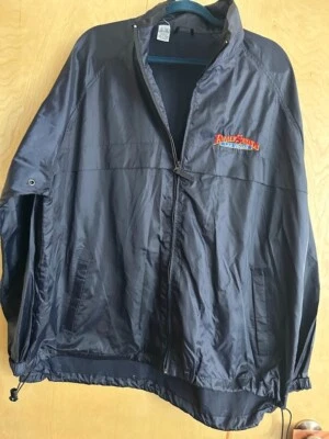 Chaqueta cortavientos vintage Palace Station Casino Las Vegas azul juego años 90 LG Foto 1 de 4