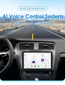 For VW Golf 7 10.1'' Android 13 Car Stereo Radio GPS 4+32GB BT CarPlay MP5 WIFI - Picture 1 of 16