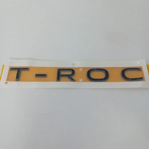 Original VW T-Roc Schriftzug schwarz Heckklappe Modellbezeichnung 2GC853687  041 - Bild 1 von 3