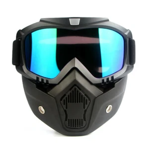 Off road motorcycle goggles bike helmet mask goggles removable mask goggles - Picture 1 of 45