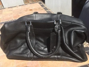 Kenneth Cole NY Leather Duffle Bag NWT - Picture 1 of 6