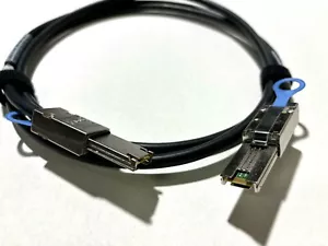 Molex SFF-8088 TO SFF-8088 Mini-SAS to Mini-SAS 2 Meter Cable. ***Tested*** - Picture 1 of 4