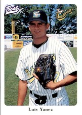 1996 Auburn Doubledays Best #9 Luis Yanez La Tigre Venezuela VZ Baseball Card