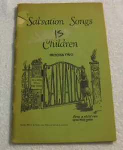 Salvation Songs Children Number 2 1936 Ruth P Overholtzer Child Evangelism - Picture 1 of 3