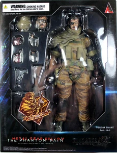 Metal Gear Solid ~ VENOM SNAKE (GOLD TIGER) ~ Play Arts KAI ~ 100% Authentic - Picture 1 of 3