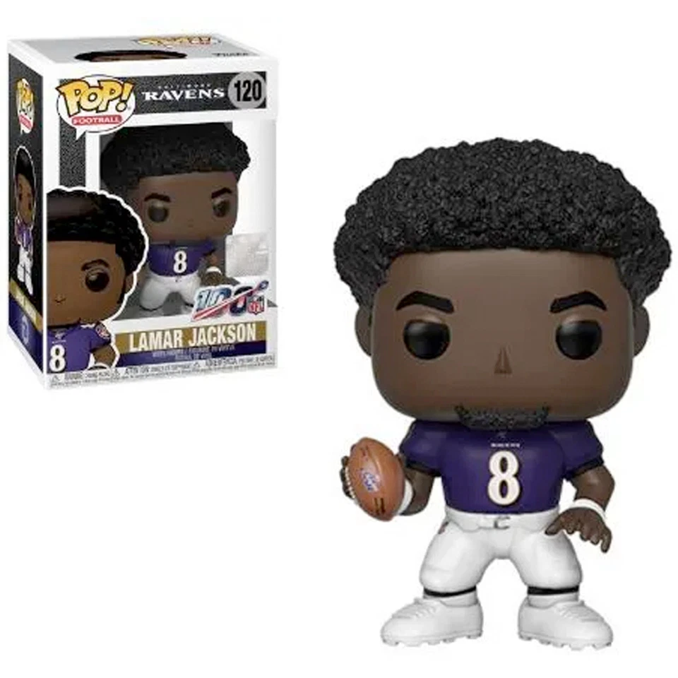 Funko Pop! NFL Football Baltimore Ravens LAMAR JACKSON 120 Vinyl Figure