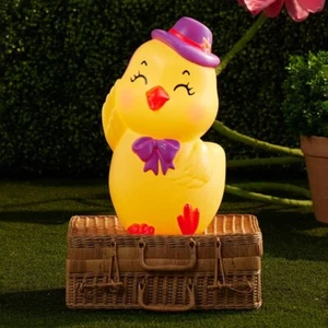 Pollito de Pascua/Primavera 2025 Cracker Barrel 19" con molde soplador de sombrero ~ NUEVO ~ ¡ENVÍO GRATUITO! - Imagen 1 de 3