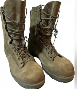 BELLEVILLE 675ST Gore-Tex Sage Suede Steel Toe Cold Weather Military Boots 11.5R - Picture 1 of 8