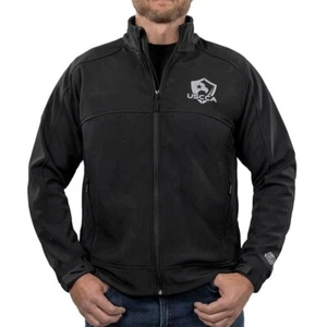 USCCA STORMTECH WATERPROOF BONDED SOFTSHELL BLACK JACKET WATERPROOF MEN'S XL NWT - Picture 1 of 7