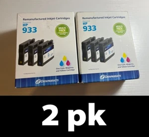 Confezione Multipla Cartucce InkJet (CMY) Dataproducts Ricambio 2pz Adatte/Per HP 933 - Foto 1 di 24