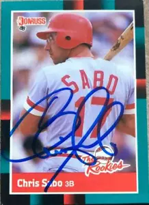 Chris Sabo Autographed 1988 Donruss The Rookies #30 - Picture 1 of 1