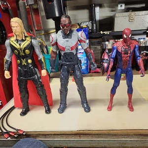 Thor,Sam,Spiderman 12 Inch Figures Marvel Avengers Age of Ultron TALKING - Picture 1 of 4