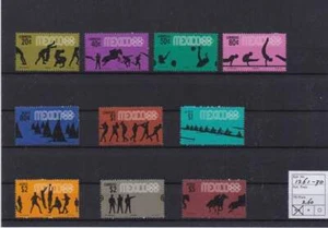 Mexico postfris 1968 MNH 1261-1270 - Olympische spelen Mexico - Bild 1 von 1