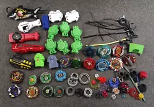 Lot Of Hasbro Bay Blades Spinners Lauchers Rip Cords Parts & Pieces - Picture 1 of 8