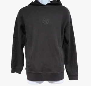 Zara Men Gr. S hellgrau Waffel Strick Pullover gesteppt Kapuzenpullover - Bild 1 von 6
