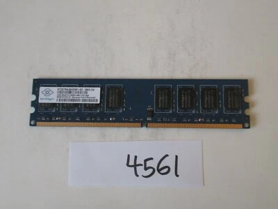 Nanya NT2GT64U8HD0BY-AD 2Gb PC2-6400 800Mhz DDR2 Desktop Memory RAM (4561) - Image 1 of 2