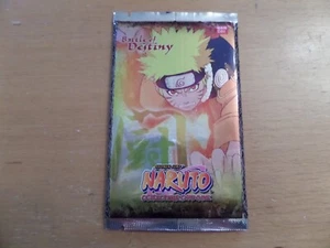 Naruto Battle Of Destiny CCG 1 Booster Pack Sealed Bandai TCG Rare - Picture 1 of 2