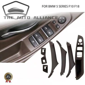 Mocha Interior Door Handle Panel Cover Trim For 10-16 BMW 5 Series F10 F11 F18 - Picture 1 of 7